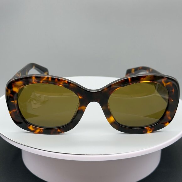 Prada Sunglasses SPR A13 VAU-01T Honey Brown Tortoise 54 23 145 Case Cloth - Picture 2 of 13